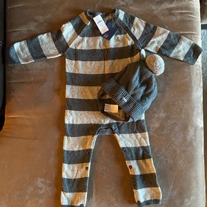 Baby Gap One-Piece Sweater And Hat Set